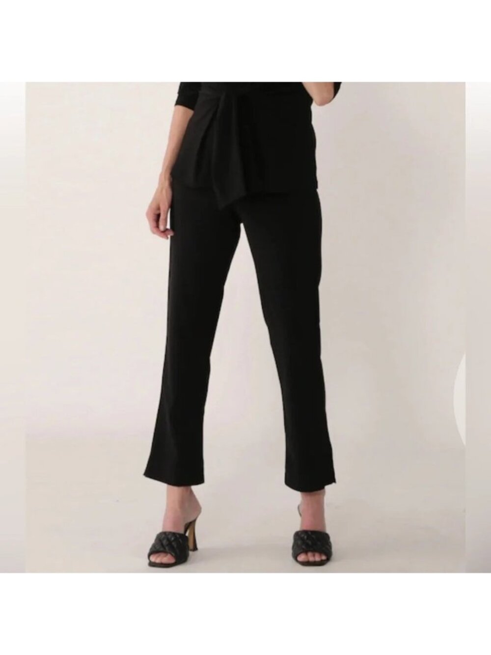 NEW Brian Bailey Black Ponte Pull-On Pants - XL